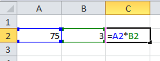 a simple Excel formula