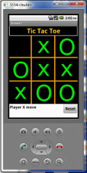 Emulator game screen