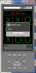 Game showing a draw