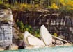 Fallen rocks, Pictured Rocks National Lakeshore