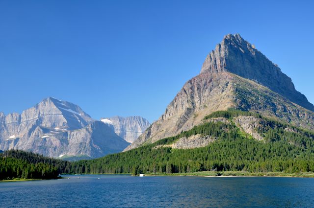 View from Many Glacier Hotel