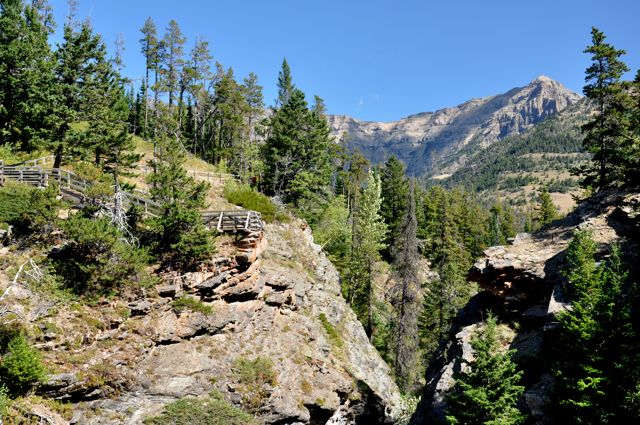 Trail above Blakiston Falls