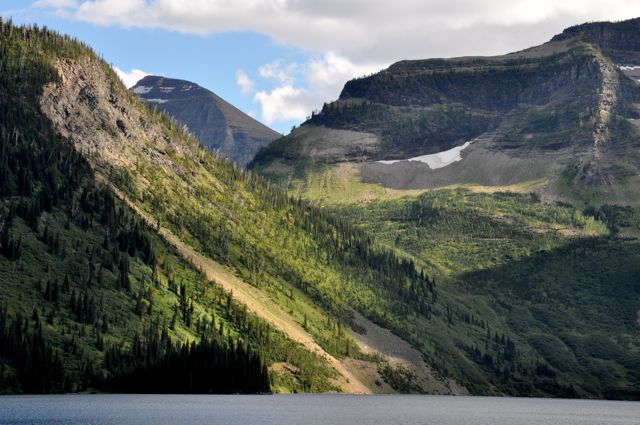 Mountains at Cameron Lake