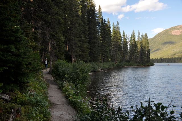 Janice on Cameron Lake Trail